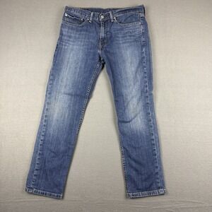 Levis 511 Jeans Mens‎ 34x29* Blue Denim Slim Fit Medium Wash Mid Rise Casual